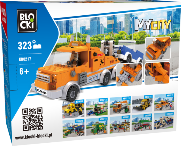 Blocki MyCity Abschleppwagen Modell KB0217 – Bild 2