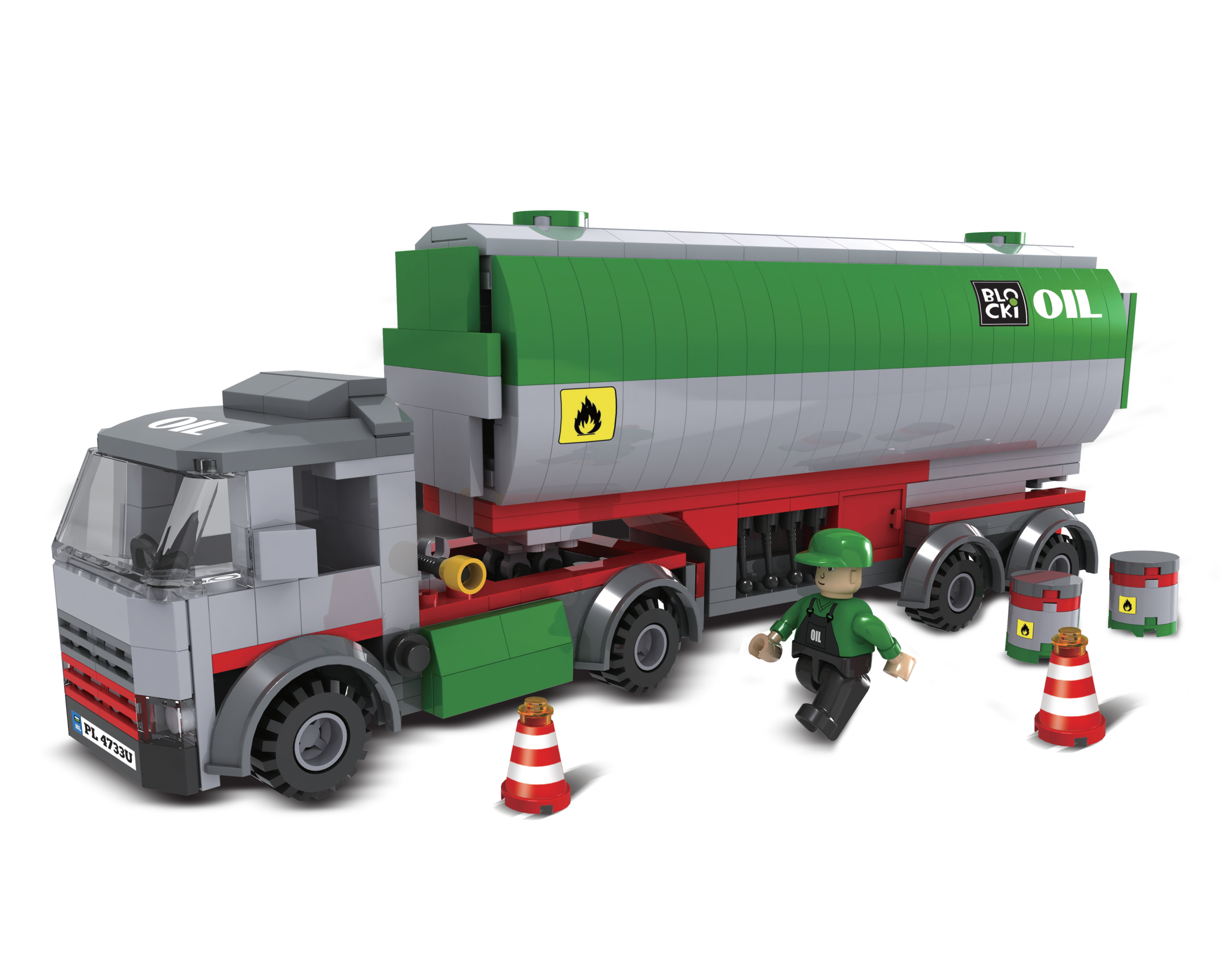 0222_1.png Blocki MyCity Tanklaster Öl Bauset ab 6 Jahre Modell KB0222 – Bild 1