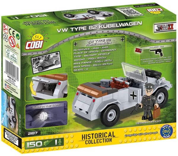 Cobi VW Kübelwagen Type 82 Modell Nr. 2187 – Bild 2