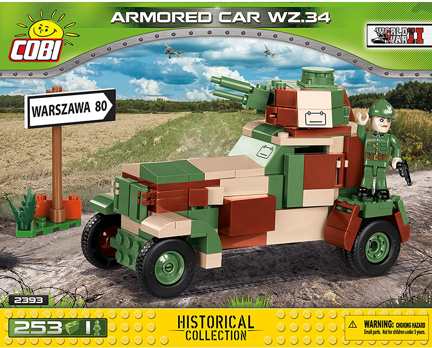 2393-Armored-Car.jpg Cobi Armored Car wz.34 Modell Nr. 2393 – Bild 1