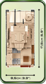 Cobi Sd.Kfz.121 Panzer II Ausf. F Modell Nr. 2527 – Bild 6