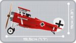 Cobi Fokker Dr.1 Red Baron Modell Nr. 2974 – Bild 7