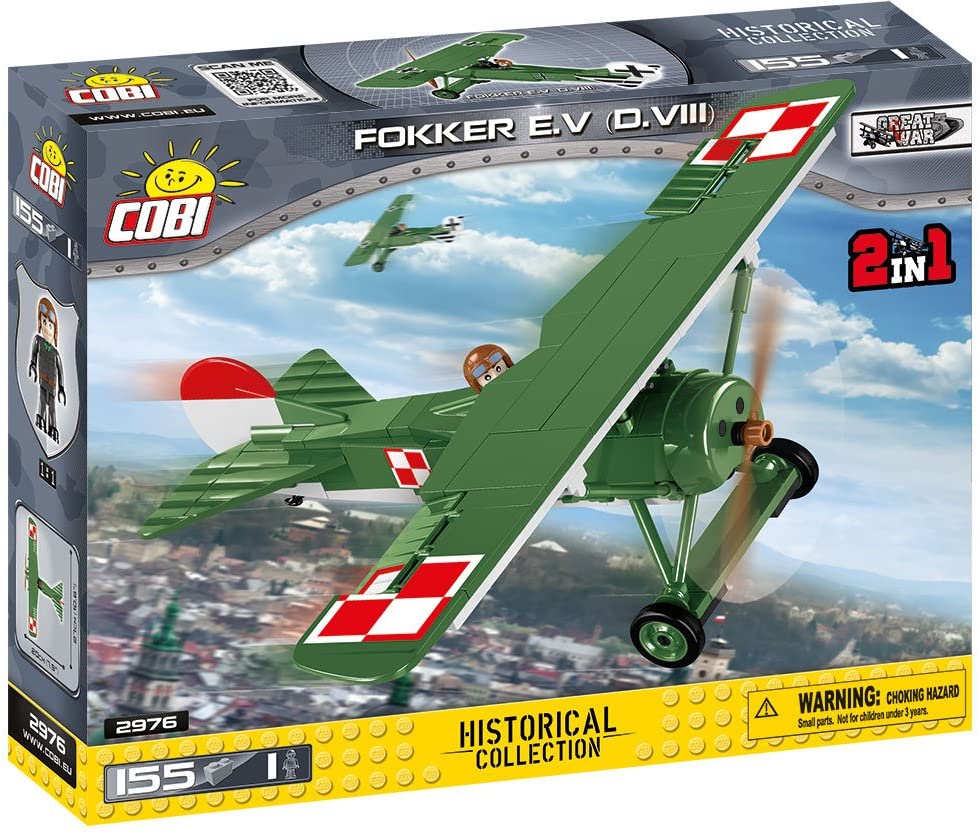 2976a-Fokker-E-V.jpg Cobi Fokker E.V (D.VIII) Modell Nr. 2976a – Bild 1