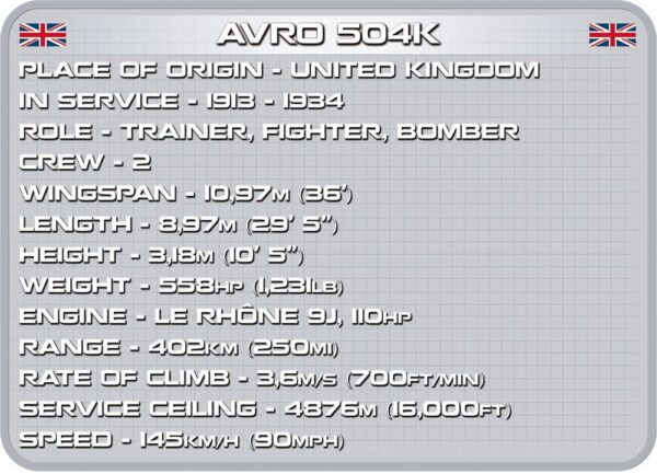 Cobi AVRO 504K Modell Nr. 2977 – Bild 9