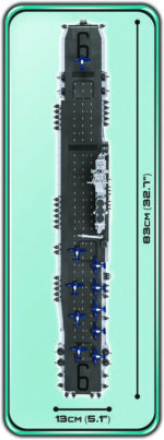 Cobi Schlachtschiff USS Enterprise Modell Nr. 4815 – Bild 10