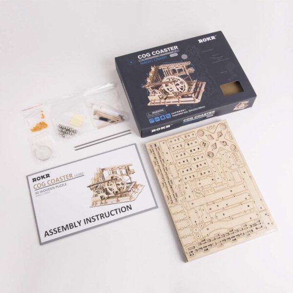 Robotime Murmelbahn 3D Holzpuzzle Modell Nr. LG502 – Bild 2