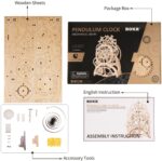 Robotime Uhr 3D Holzpuzzle Modell Nr. LK501 – Bild 2