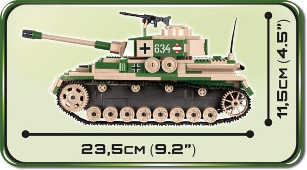 Cobi 3in1 Panzer IV (Pz.Kpfw. IV Ausf. F1/G/H) Modell Nr. 2508A – Bild 11