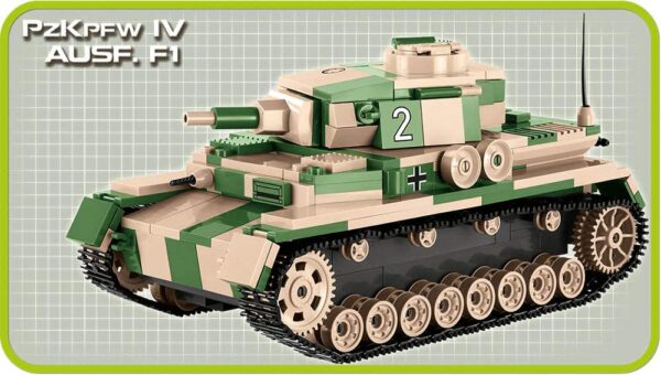 Cobi 3in1 Panzer IV (Pz.Kpfw. IV Ausf. F1/G/H) Modell Nr. 2508A – Bild 12