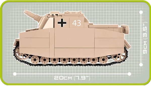 Cobi Sd.Kfz.166 Sturmpanzer IV Brummbär Modell Nr. 2514 – Bild 7