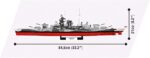 Cobi Schlachtschiff Tirpitz Modell Nr. 3085 – Bild 4