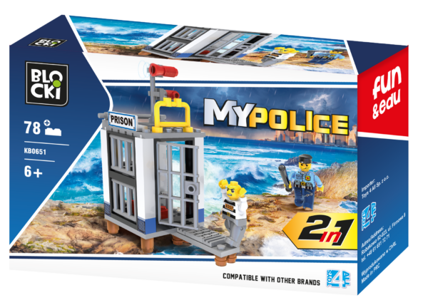 Blocki  My Police 2in1 Set Modell Nr. KB0651-KB0654 – Bild 10