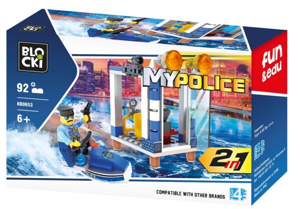 Blocki  My Police 2in1 Set Modell Nr. KB0651-KB0654 – Bild 6