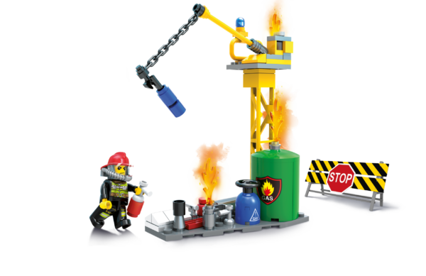 Blocki My Fire Brigade 2in1 Set Modell Nr. KB0851 - KB0854 – Bild 7