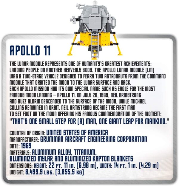 Cobi Smithsonian Apollo 11 Modell 21079 – Bild 5