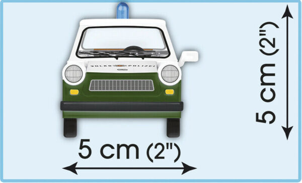 Cobi Trabant 601 Volkspolizei DDR Modell 24520 – Bild 4