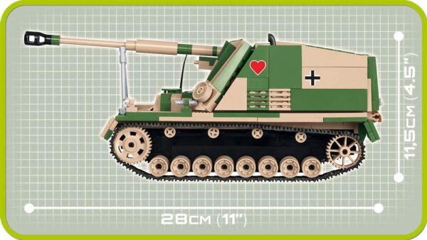 Cobi Panzer SD.KFZ. 164 Nashorn Modell 2517 – Bild 4