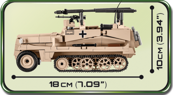 Cobi SD.KFZ. 250/3 Modell 2526 – Bild 7