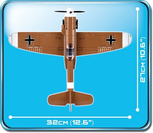Cobi Messerschmitt Bf 109 F-4 Trop Modell 5526 – Bild 5
