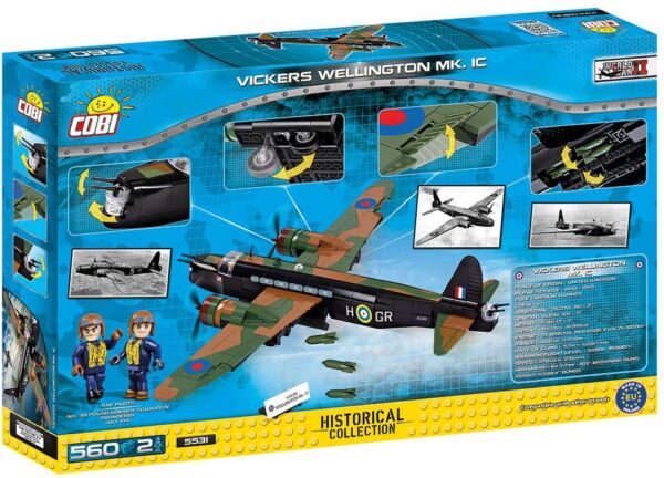 Cobi Vickers Wellington Mk.1C Modell 5531 – Bild 2