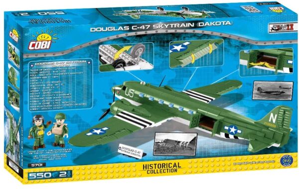 Cobi Douglas C-47 Skytrain Berlin Airlift Modell 5702 – Bild 2