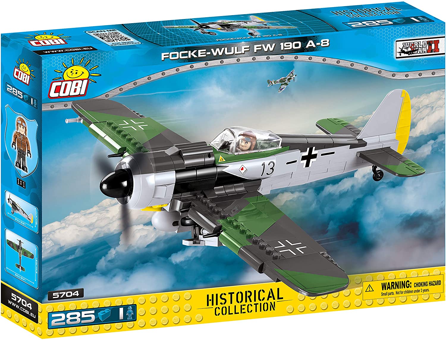 5704-Focke-Wulf.jpg Cobi Focke-Wulf FW 190 A-8 Modell 5704 – Bild 1