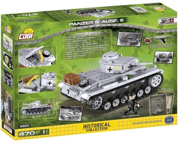 Cobi Panzer III AUSF. E Modell 2523 – Bild 2