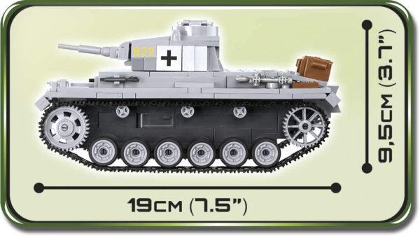 Cobi Panzer III AUSF. E Modell 2523 – Bild 5