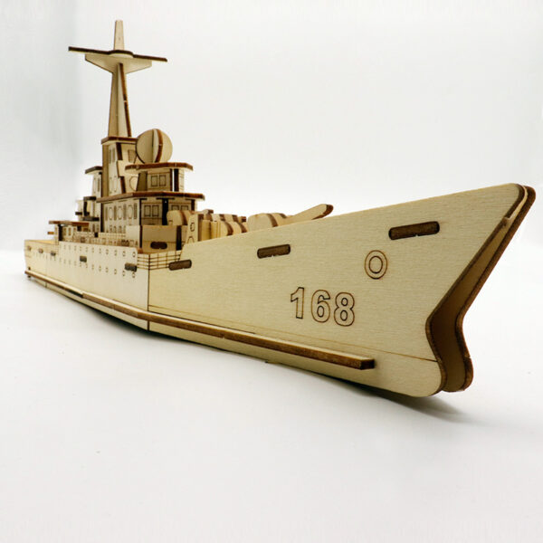 3D Holzpuzzle Kriegsschiff Modell Nr. MK0203917 – Bild 2