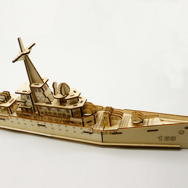3D Holzpuzzle Kriegsschiff Modell Nr. MK0203917 – Bild 3