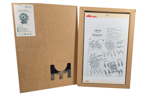 3D Holzpuzzle Riesenrad Modell Nr. MQ-D039 – Bild 6