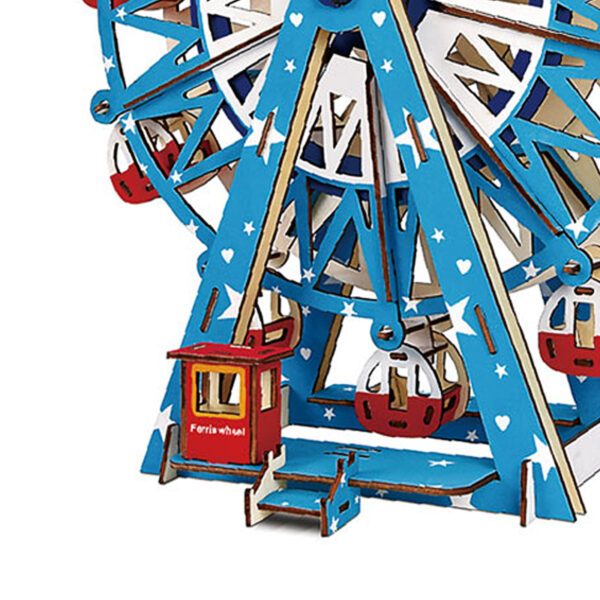 3D Holzpuzzle Riesenrad Modell Nr. MQ-D039 – Bild 4