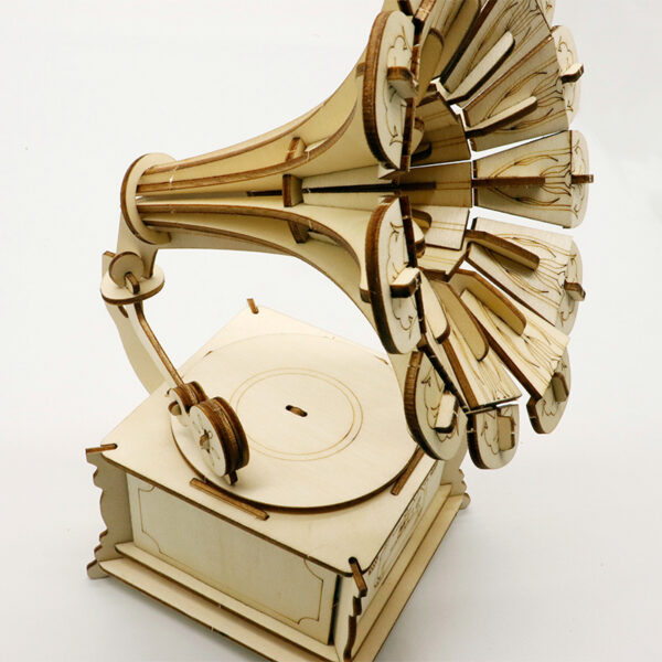 3D Holzpuzzle Grammophon Modell Nr. MK0205117 – Bild 2