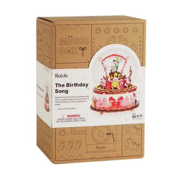 Robotime Rolife DIY The Birthday Song Spieluhr Modell Nr. AM42 – Bild 3