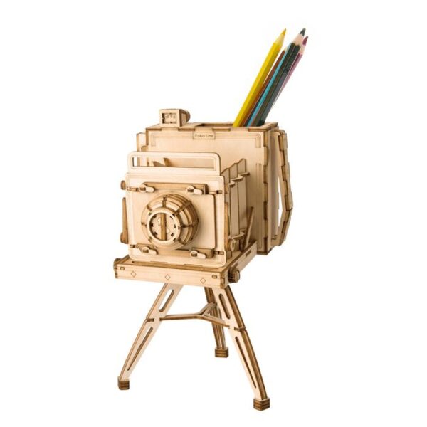 Robotime Rolife 3D Holzpuzzle Vintage Camera Modell Nr. TG403 – Bild 2
