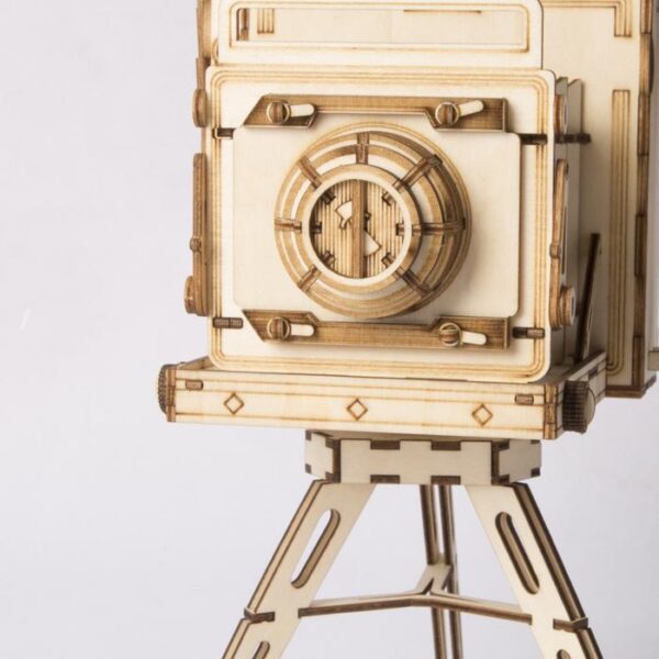 Robotime Rolife 3D Holzpuzzle Vintage Camera Modell Nr. TG403 – Bild 3