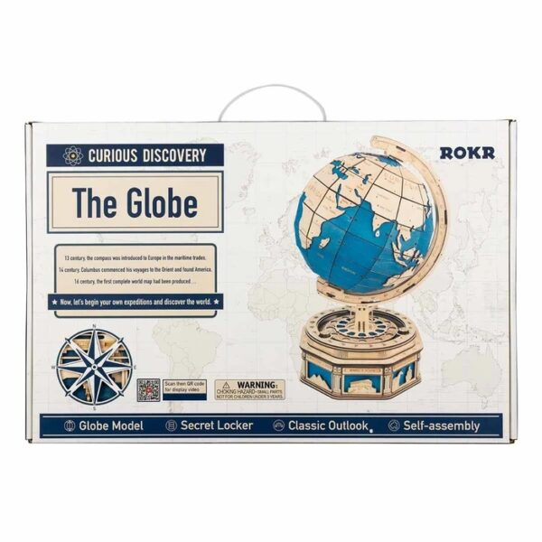 Robotime 3D Holzpuzzle Globus Modell Nr. ST002 – Bild 4