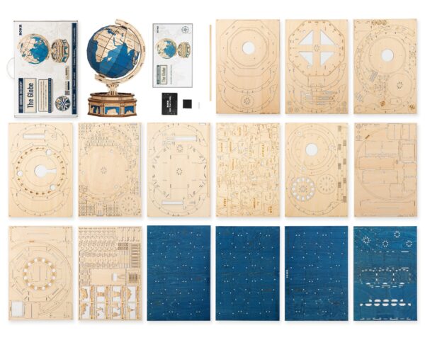 Robotime 3D Holzpuzzle Globus Modell Nr. ST002 – Bild 3