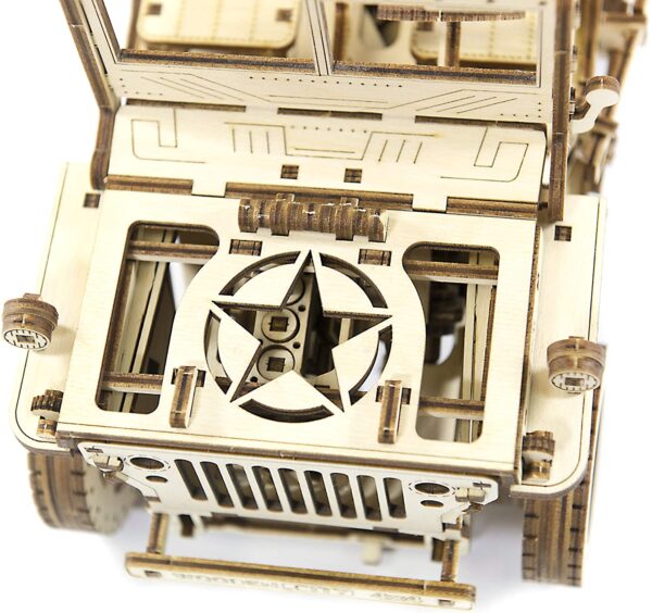 Wooden City 3D Holzpuzzle 4x4 Jeep Modell Nr. WR309 – Bild 10