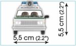 Cobi Wartburg 353 Polizei Modell Nr. 24558 – Bild 5