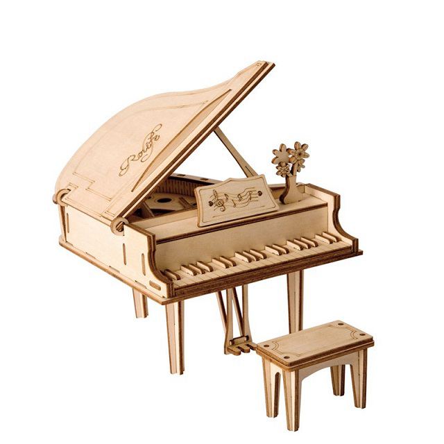 Piano.png Robotime Rolife 3D Holzpuzzle Grand Piano Modell Nr. TG402 – Bild 1