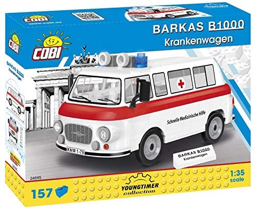 cobi-Barkas-B1000-SMH3-24595.jpg Cobi Barkas B1000 Krankenwagen Modell Nr. 24595 – Bild 1