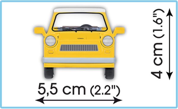 Cobi Trabant 601 & Caravan Modell Nr. 24590 – Bild 7
