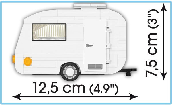 Cobi Trabant 601 & Caravan Modell Nr. 24590 – Bild 6