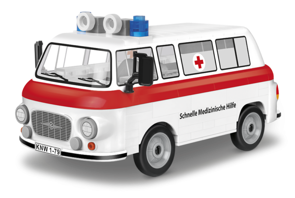 Cobi Ostalgie Bundle Rettungsfahrzeuge Barkas B1000 Trabant 601 Wartburg 353 – Bild 6