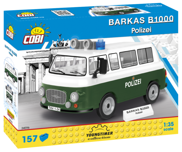 Cobi Ostalgie Bundle DDR Polizei Barkas B1000 Wartburg 353 – Bild 5