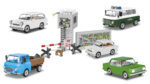 Cobi großes Ostalgie Bundle Trabant 601 Wartburg 353 Barkas B1000 Mauerfall Set