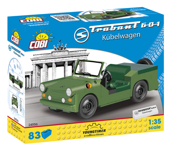 Cobi Ostalgie Bundle 30 Jahre Ende der Berliner Mauer Trabant 601 Wartburg 353 – Bild 7