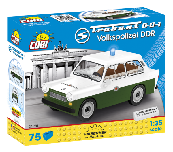 Cobi Ostalgie Bundle Rettungsfahrzeuge Barkas B1000 Trabant 601 Wartburg 353 – Bild 9