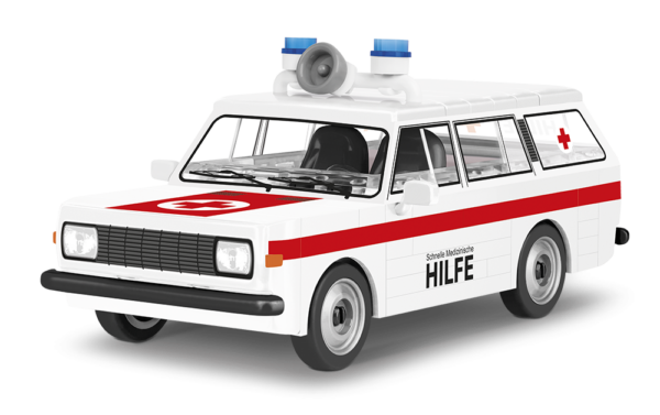 Cobi Ostalgie Bundle Rettungsfahrzeuge Barkas B1000 Trabant 601 Wartburg 353 – Bild 2